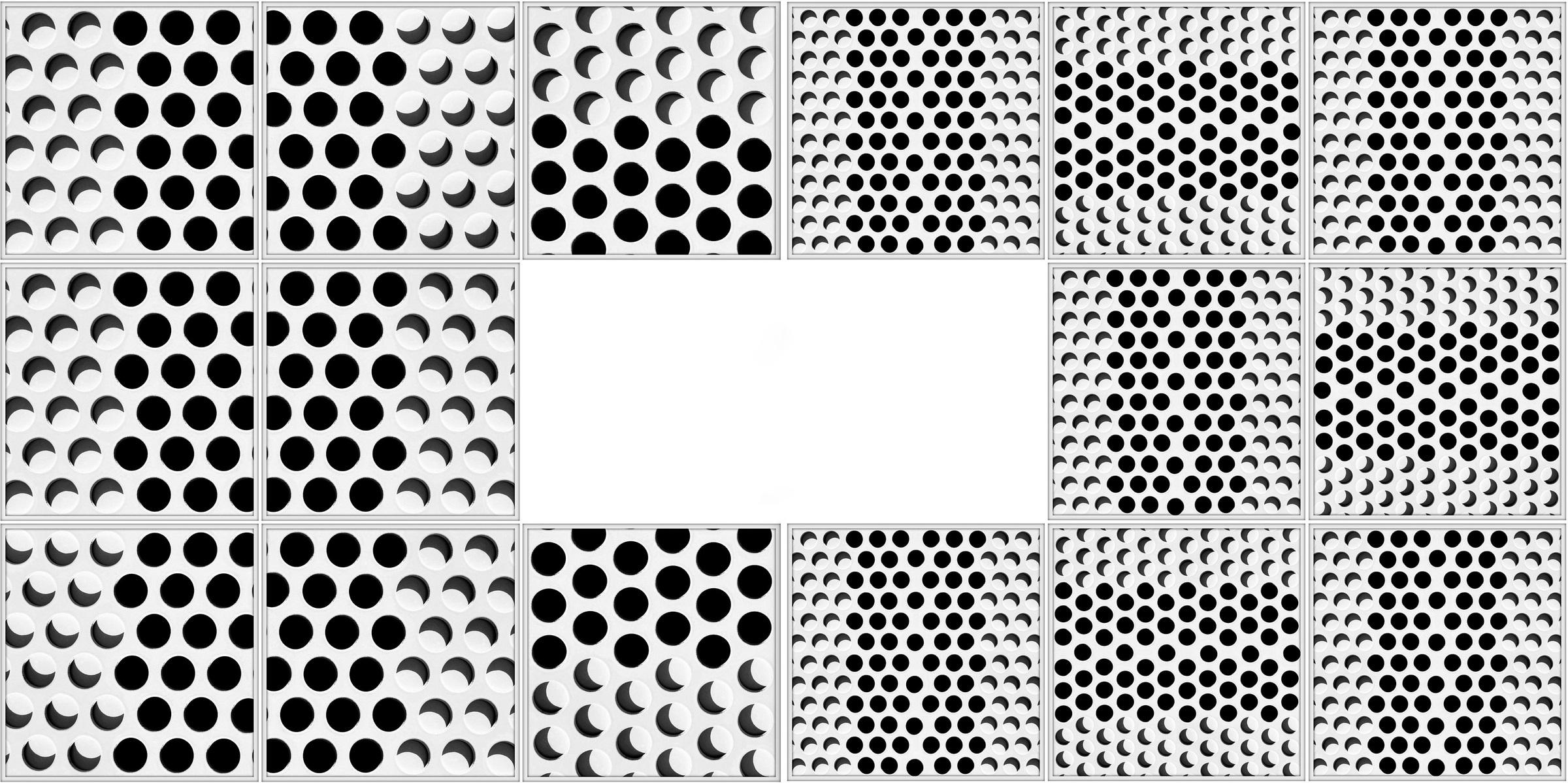 Portail Coulissant # 2026.01 - Wandarbeit Variation (16 -teilig) - © Diana Hommel - © Diana Hommel