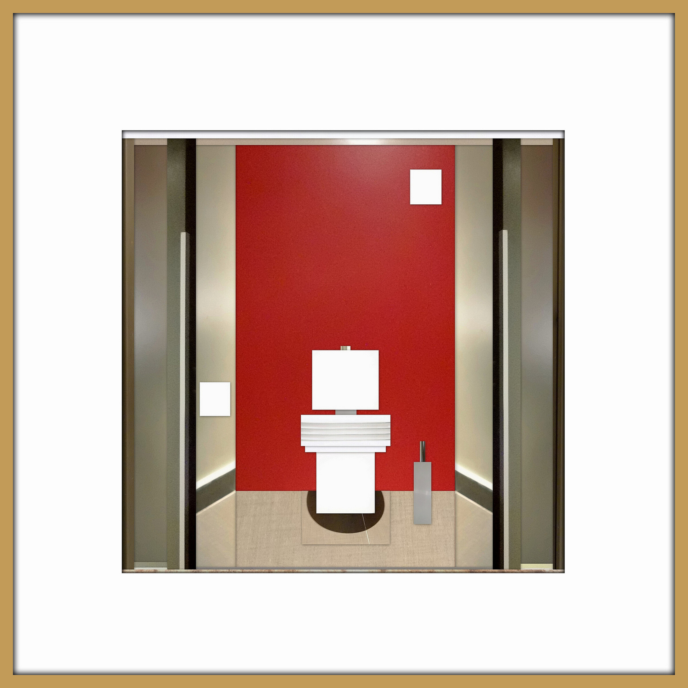 Toilette - Zimmer 530 Mercure Montmartre - Paris # 2025.01 - © Diana Hommel