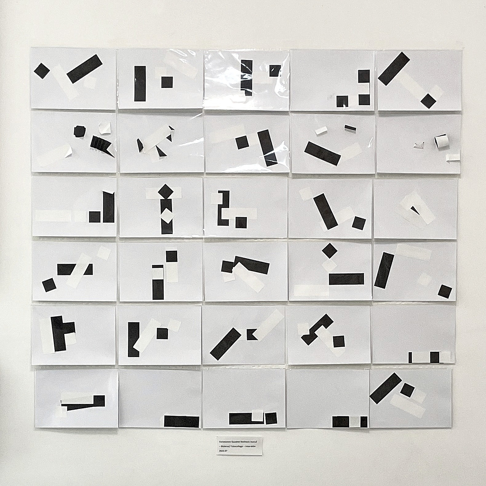 Variationen Quadrat Rechteck # 2025.07   - © Diana Hommel