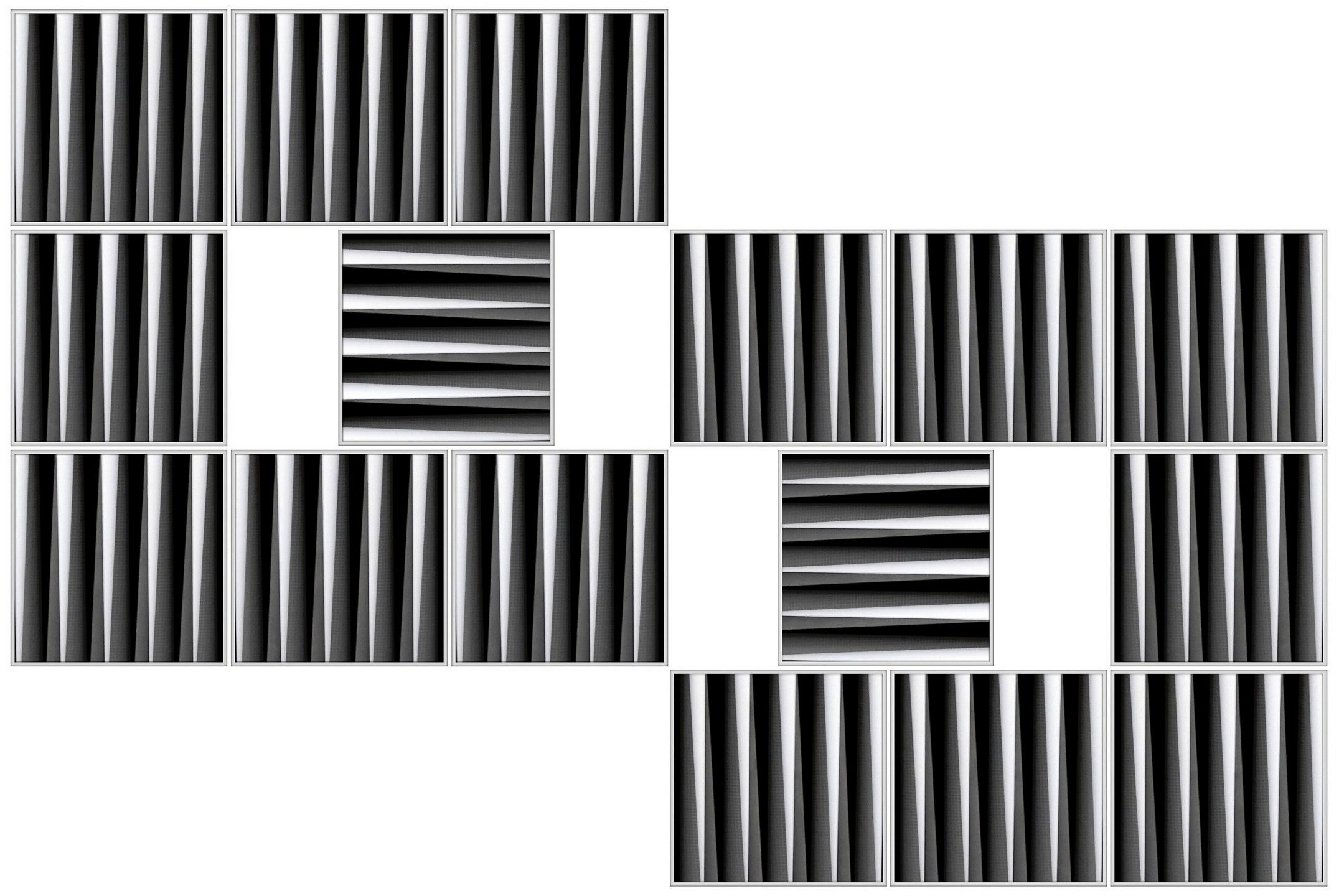 Rabats Métallique # 2026.01 -  Variation 16 Module  - © Diana Hommel 